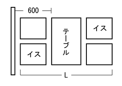 喫茶＆レストランレイアウト図